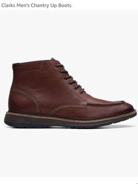 Clarks Chantry Up Mens Chukka Lace Up Boots Size 13 Brown Leather Smart Casual